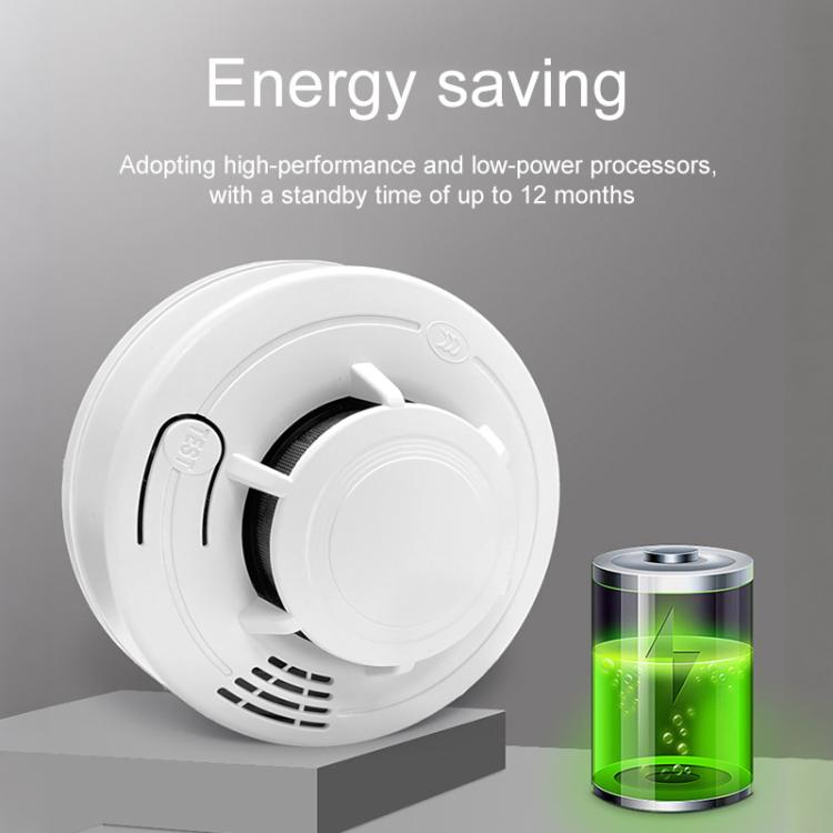 HD - 001 Smoke Alarm Home Fire Domestic Fire Detector Fire Sound And Light Alarm - Trustpick