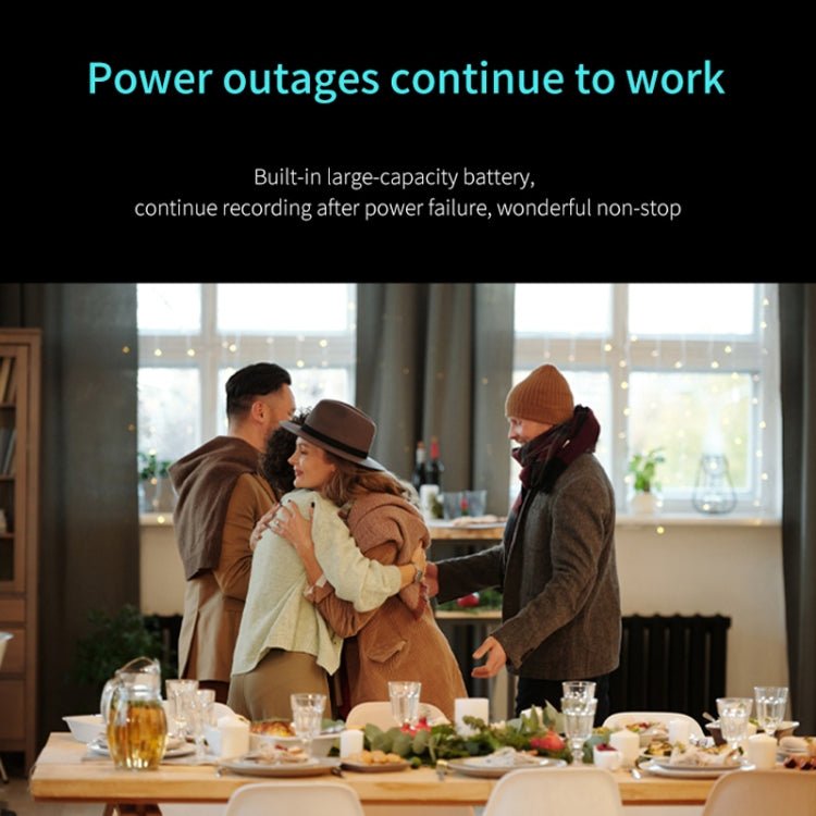 HD 4K Dual Lens Wifi Camera Mobile Phone Wireless Remote Two Way Intercourse Monitoring Camera - Trustpick