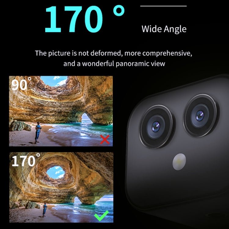 HD 4K Dual Lens Wifi Camera Mobile Phone Wireless Remote Two Way Intercourse Monitoring Camera - Trustpick