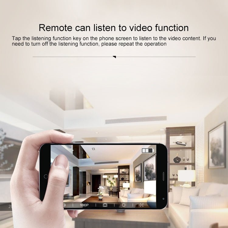 HDQ15 HD 1080P WIFI Mini Camera, with IR Night Vision & Remote Surveillance - Trustpick