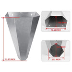 Heavy - duty Metal Poultry Cone for Chicken and Duck Restraint Funnels - Trustpick