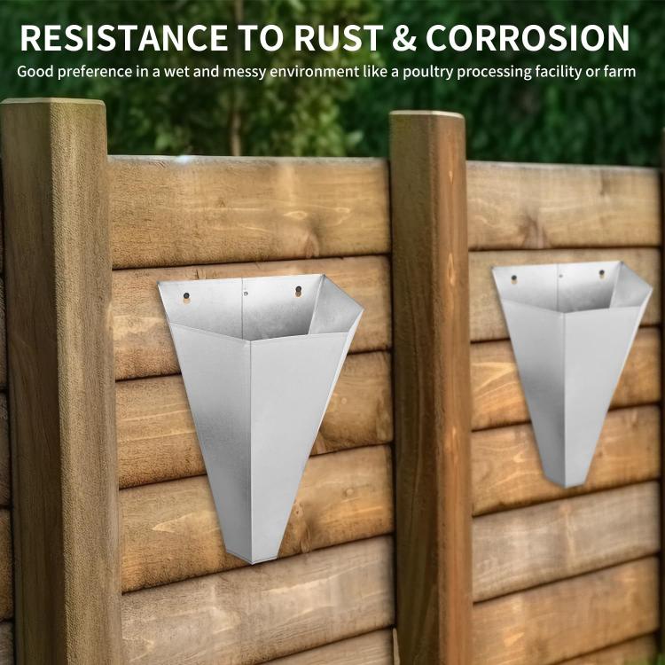 Heavy - duty Metal Poultry Cone for Chicken and Duck Restraint Funnels - Trustpick