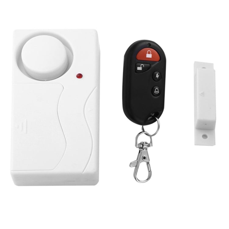 Home Security Wireless Remote Control Door Window Siren Magnetic Sensor Alarm Warning, 1 Remote Controller + 1 Magnetic Sensors - Trustpick