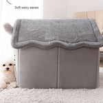 House Type Universal Removable and Washable Pet Dog Cat Bed Pet Supplies - Trustpick