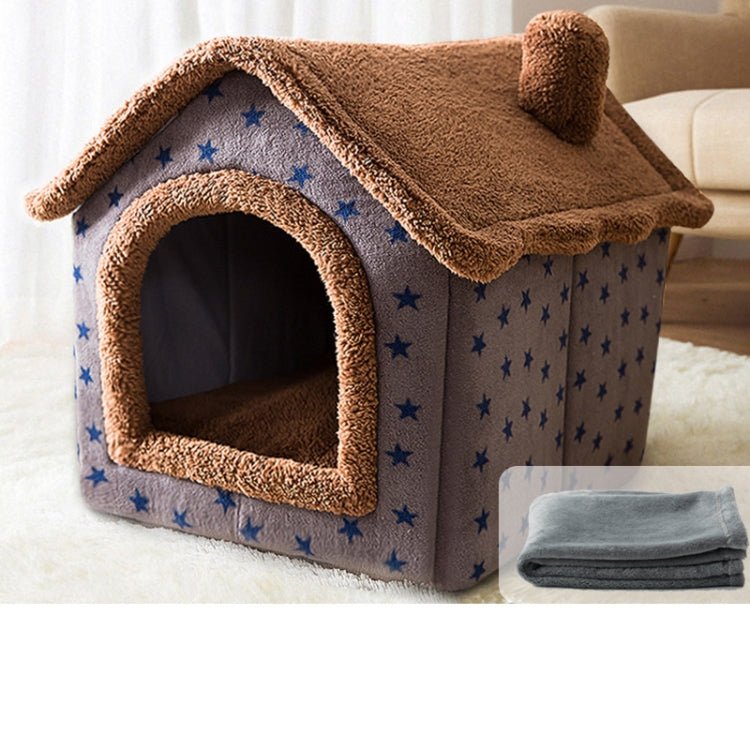 House Type Universal Removable and Washable Pet Dog Cat Bed Pet Supplies - Trustpick