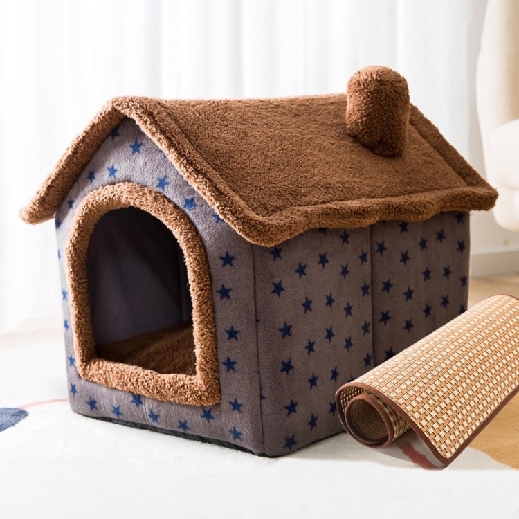House Type Universal Removable and Washable Pet Dog Cat Bed Pet Supplies - Trustpick