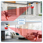 Infrared Motion Detector Solar Outdoor PIR Wireless Strobe Siren Detector Sound Alarm - Trustpick