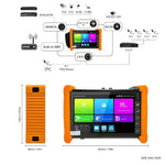 IPC - 7200 7 Inch Network Coaxial AHD/CVI/TVI/SDI Video Surveillance Tester - Trustpick