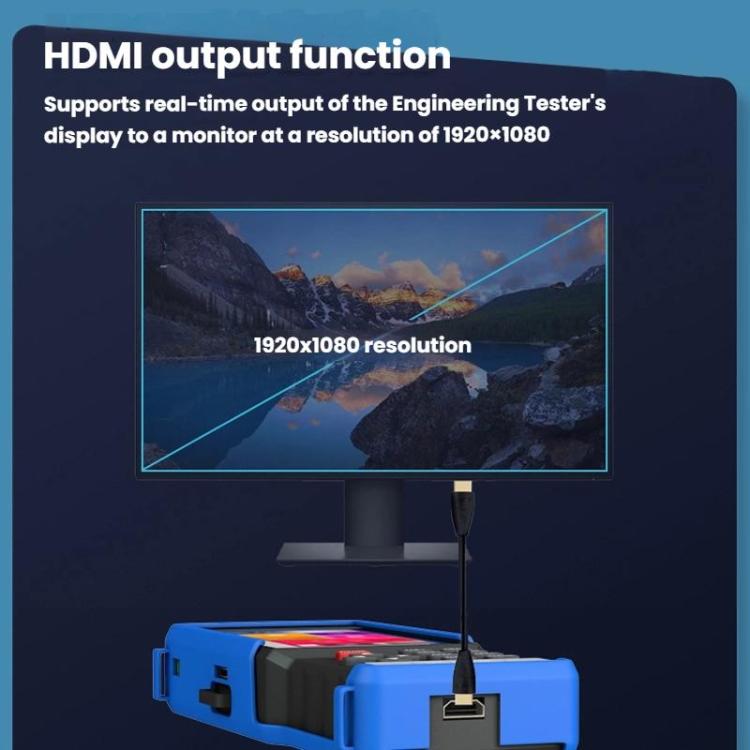 IPC9310Plus - N 4.5 Inch Engineering Tester Network Analog Coaxial Video Surveillance Tester - Trustpick