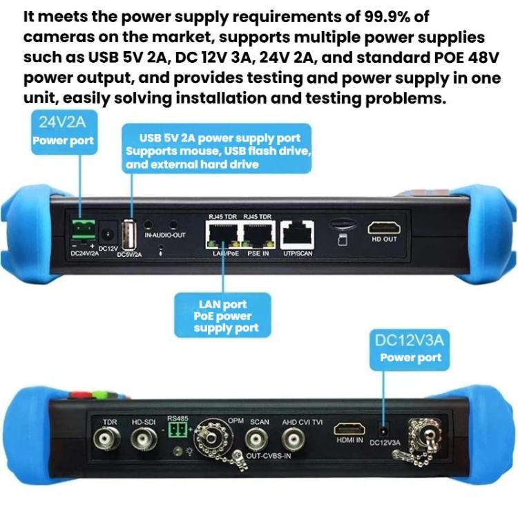 IPC9800MOVTADHSPlus+ Multi - Functional Engineering Tester Coaxial Network Video Surveillance Tester - Trustpick