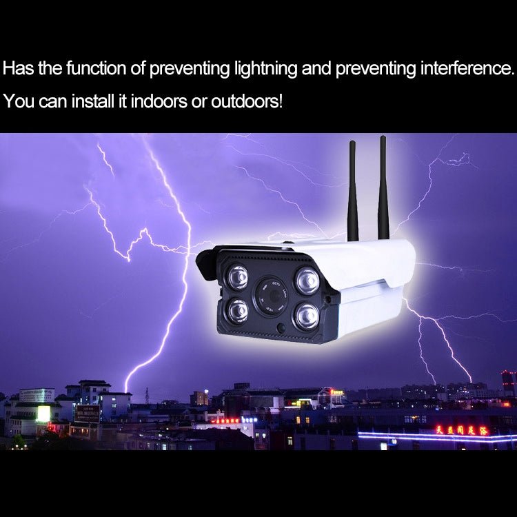 J - 02100 1.0MP Dual Antenna Smart Wireless Wifi IP Camera, Support Infrared Night Vision & TF Card(64GB Max) - Trustpick