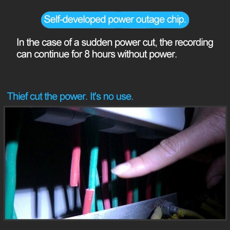 J - 06 Indoor and Outdoor 1.0MP Wireless Wifi IP IR Camera, Support Infrared Night Vision / Motion Detection / TF Card (64GB Max), IR Distance: 50m - Trustpick