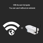 J - 06 Indoor and Outdoor 1.0MP Wireless Wifi IP IR Camera, Support Infrared Night Vision / Motion Detection / TF Card (64GB Max), IR Distance: 50m - Trustpick