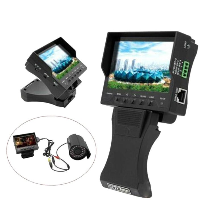 JSK - 4300B 4.3 inch Handheld 12V Output Network Cable Monitoring Tester - Trustpick