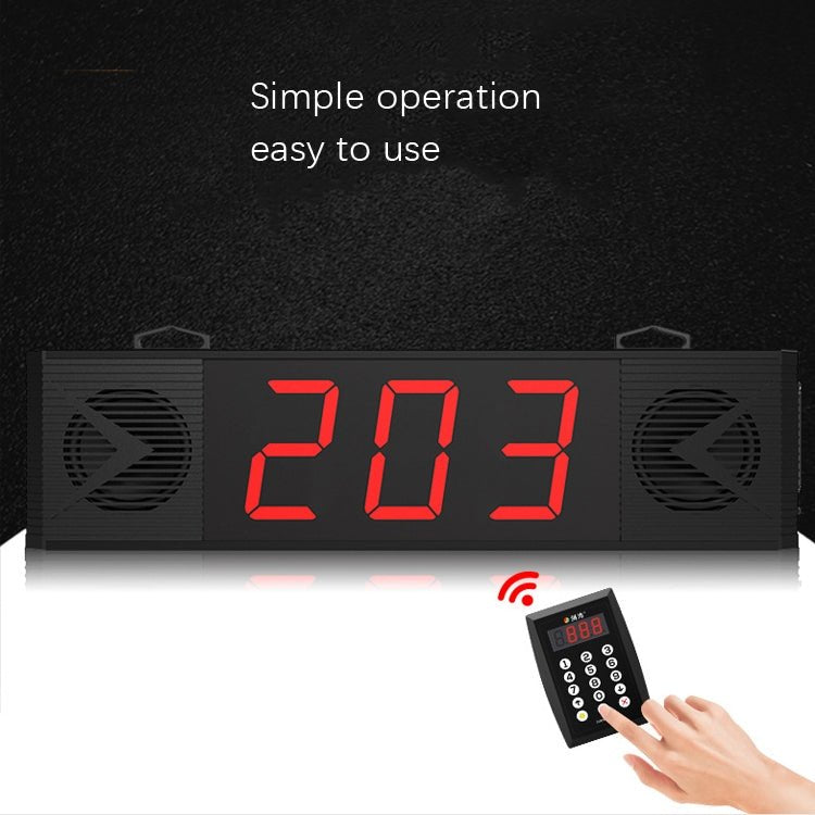 JT - 203Q Wireless Meal Picker Restaurant Loud Volume Caller, US Plug - Trustpick