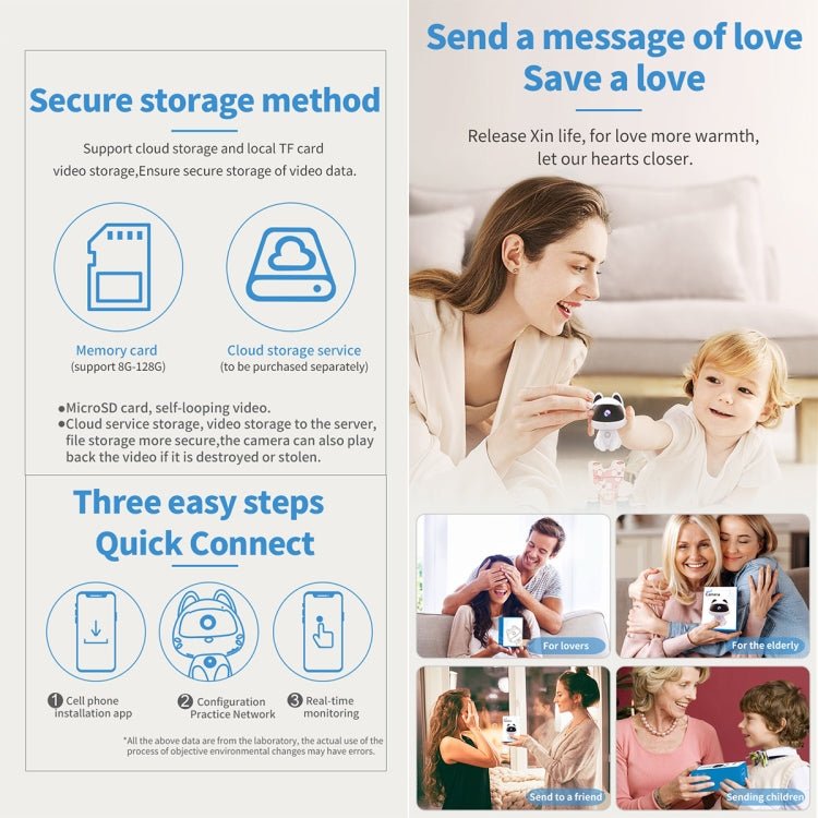 K9 Cute Pets Smart Home Camera, Support Night Vision & Two - way Voice & Motion Detection - Trustpick