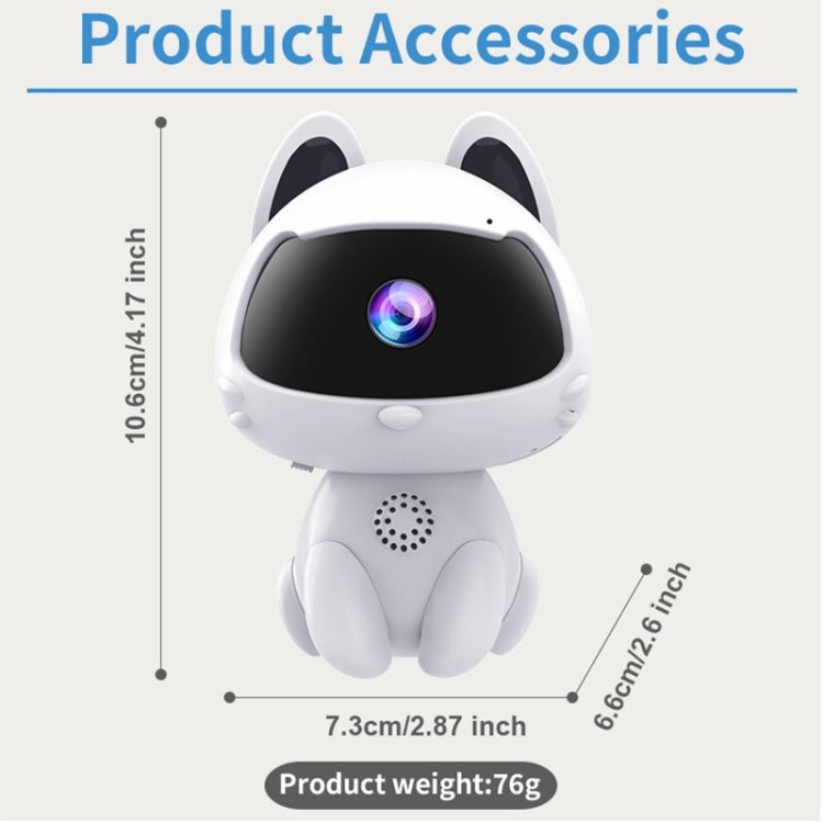 K9 Cute Pets Smart Home Camera, Support Night Vision & Two - way Voice & Motion Detection - Trustpick