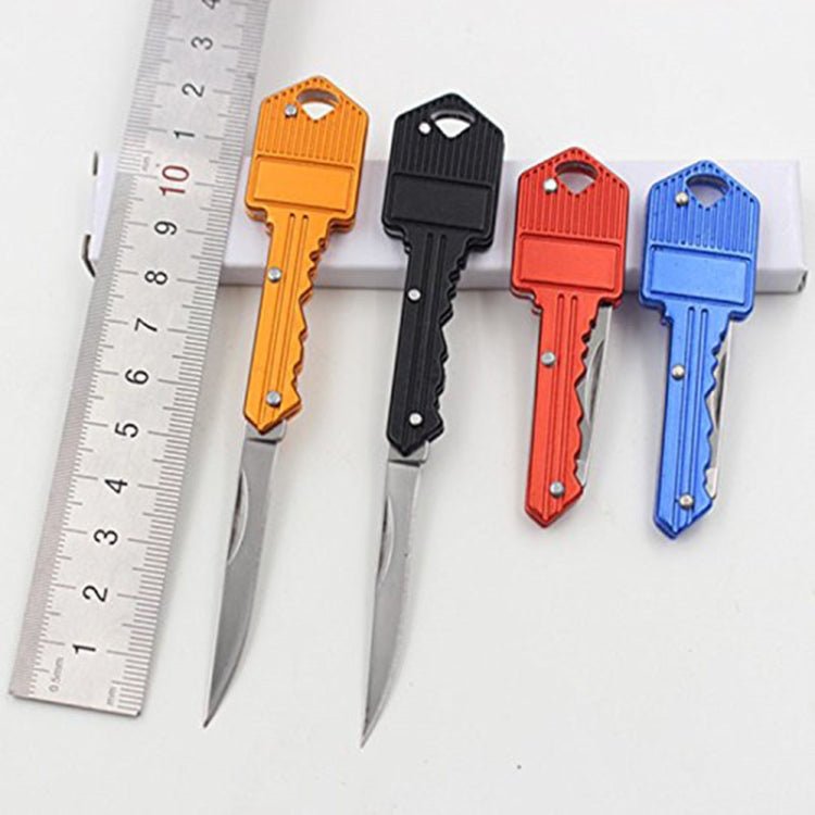 Key Chain Portable Folding Knife Peeler Mini Camping Key - shaped Self - defense knife - Trustpick