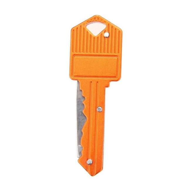 Key Chain Portable Folding Knife Peeler Mini Camping Key - shaped Self - defense knife - Trustpick