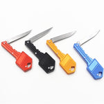 Key Chain Portable Folding Knife Peeler Mini Camping Key - shaped Self - defense knife - Trustpick