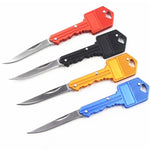Key Chain Portable Folding Knife Peeler Mini Camping Key - shaped Self - defense knife - Trustpick