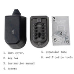 KS - 004 Combination Lock Key Box Alloy Button Wall - Mounted Shield - Shaped Combination Box - Trustpick