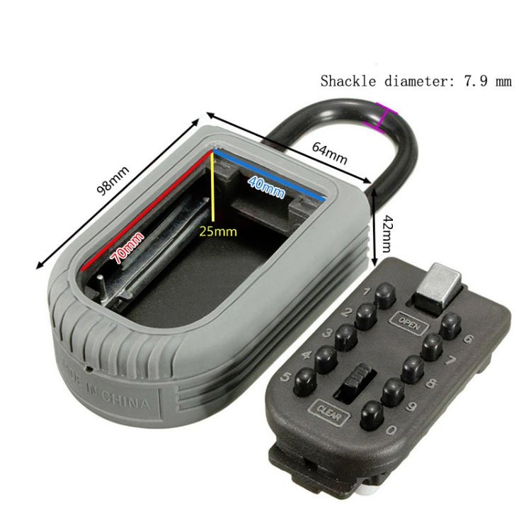 KS005 Outdoor Free Installation Password Lock Key Password Bey Box Wall - Mounted - Trustpick