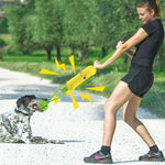 KY - 103 Bite and Sound Dog Cotton Rope Toy Ball Interactive Pull Weaving Pet Toy - Trustpick