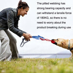 KY - 103 Bite and Sound Dog Cotton Rope Toy Ball Interactive Pull Weaving Pet Toy - Trustpick