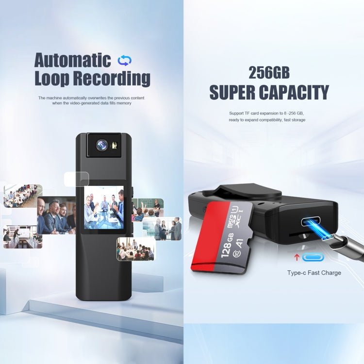 L12 180 Degrees Rotation Conference Video Recording Camera Mini HD 720P WiFi Camera - Trustpick