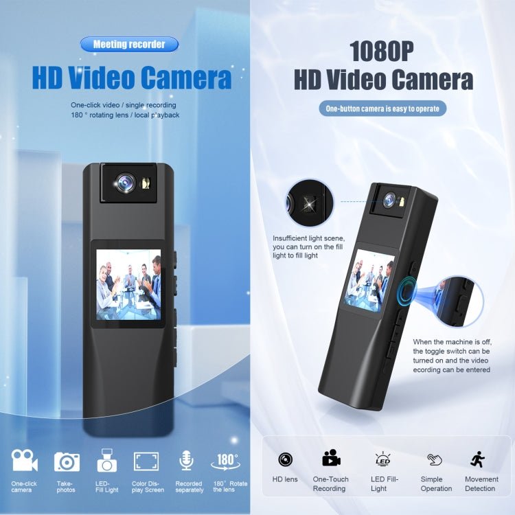 L12 180 Degrees Rotation Conference Video Recording Camera Mini HD 720P WiFi Camera - Trustpick