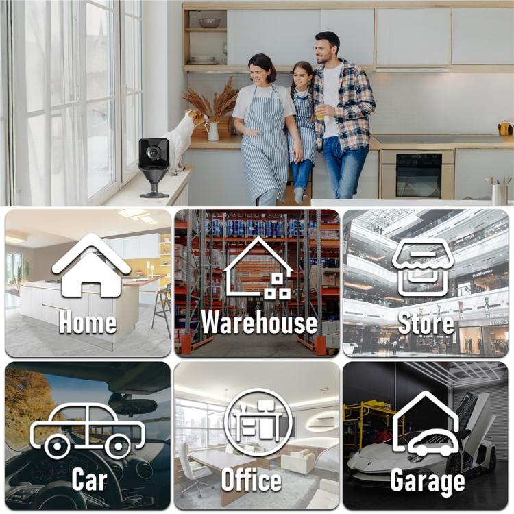 L29 1080P HD WiFi Remote Viewing Home Security Camera Intelligent 180 - Degree Wide Angle Camera - Trustpick