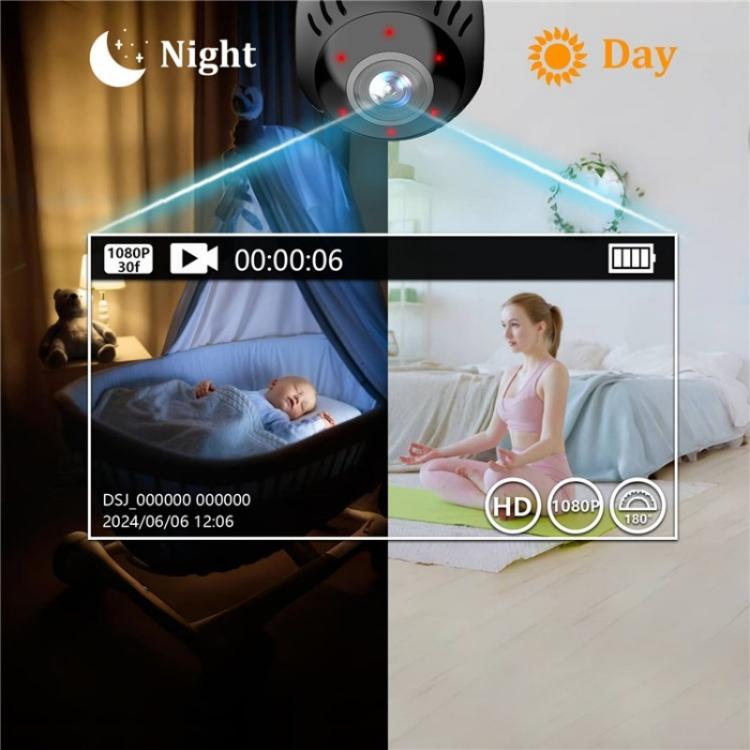 L30 Home Security Real Time Playback Panoramic View Phone Monitoring Mini Intelligent WiFi Camera - Trustpick