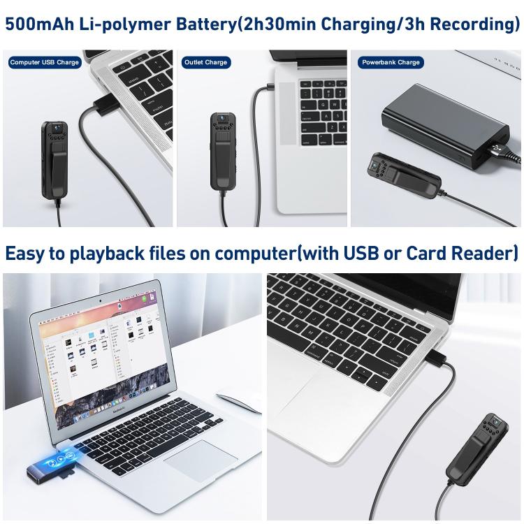 L7 Mini Camera D3 Full HD 1080P Micro Body Camcorder Night Vision DV Video Voice Recorder - Trustpick