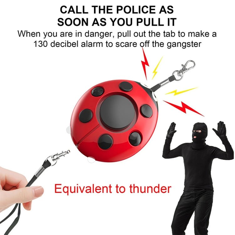Ladybug Personal Alarm, Self - defense Defend Wolf, Mini Alarm for Girl and Kids - Trustpick