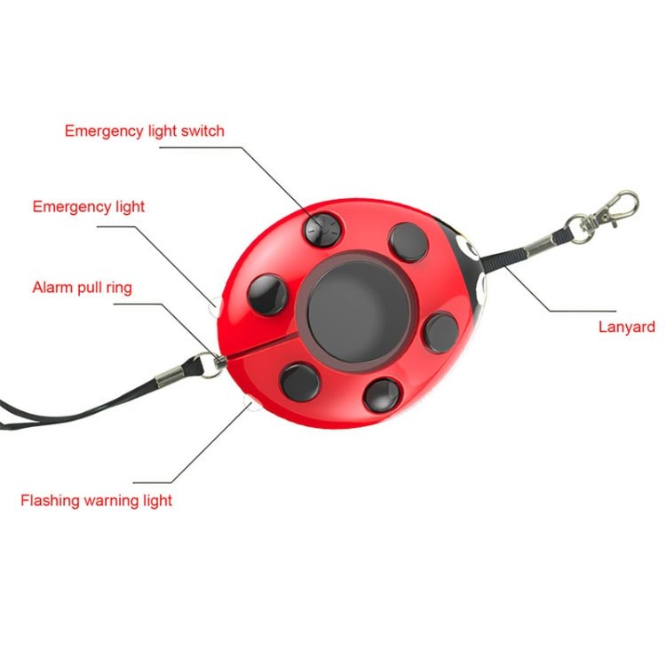 Ladybug Personal Alarm, Self - defense Defend Wolf, Mini Alarm for Girl and Kids - Trustpick