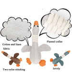 Long Animal Wild Goose Vocal Bite Resistant Dog Toy Plush Molar Dog Supplies - Trustpick