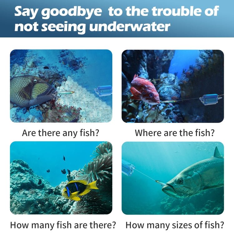 Lure 1080P Wireless Underwater Fishing Video Camera with Loop Recording / APP Remote Control - Trustpick