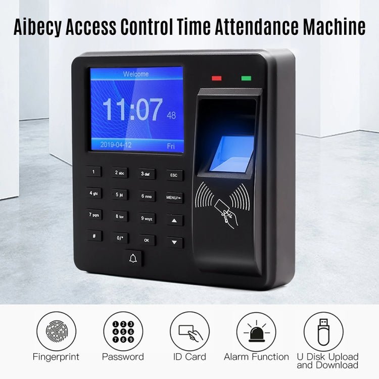 M10 Smart ID Card Recognition Fingerprint Access Control All - in - one Attendance Machine - Trustpick