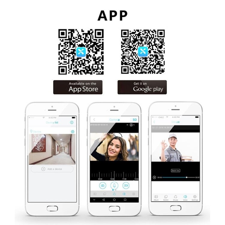 M108 720P 6400mAh Smart WIFI Video Visual Doorbell,Support Phone Remote Monitoring & Real - time Voice Intercom - Trustpick