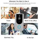 M2 720P Smart WIFI Video Visual Doorbell,Support Mobile Phone Remote Monitoring & Night Vision - Trustpick