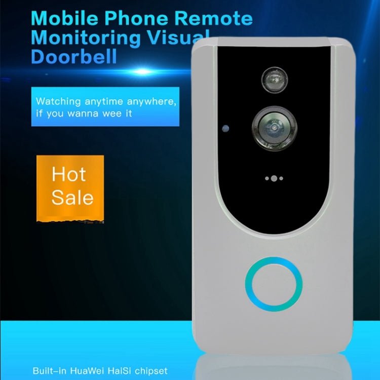 M2 720P Smart WIFI Video Visual Doorbell,Support Mobile Phone Remote Monitoring & Night Vision - Trustpick