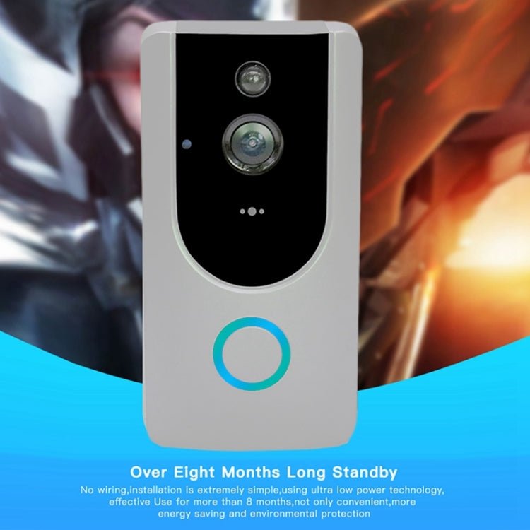M2 720P Smart WIFI Video Visual Doorbell,Support Mobile Phone Remote Monitoring & Night Vision - Trustpick