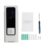 M200B WiFi Intelligent Square Button Video Doorbell, Support Infrared Motion Detection & Adaptive Rate & Two - way Intercom & Remote / PIR Wakeup - Trustpick