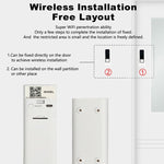 M200B WiFi Intelligent Square Button Video Doorbell, Support Infrared Motion Detection & Adaptive Rate & Two - way Intercom & Remote / PIR Wakeup - Trustpick