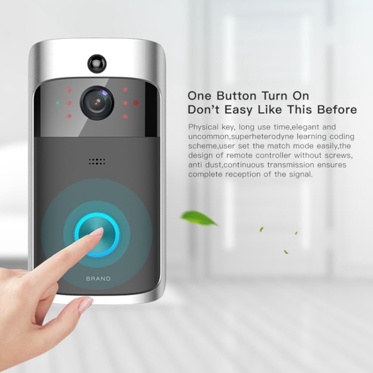 M3 720P Smart WIFI Ultra Low Power Video Visual Doorbell,Support Mobile Phone Remote Monitoring & Night Vision - Trustpick