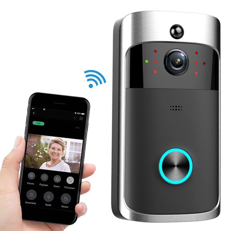 M3 720P Smart WIFI Ultra Low Power Video Visual Doorbell,Support Mobile Phone Remote Monitoring & Night Vision - Trustpick