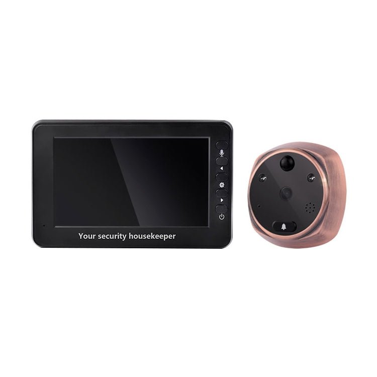 M4300A 4.3 inch Display Screen 3.0MP Camera Video Smart Doorbell, Support TF Card (32GB Max) & Motion Detection & Infrared Night Vision - Trustpick