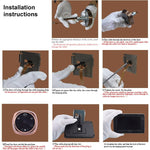 M4300A 4.3 inch Display Screen 3.0MP Camera Video Smart Doorbell, Support TF Card (32GB Max) & Motion Detection & Infrared Night Vision - Trustpick