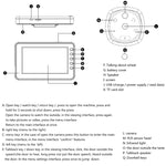 M4300A 4.3 inch Display Screen 3.0MP Camera Video Smart Doorbell, Support TF Card (32GB Max) & Motion Detection & Infrared Night Vision - Trustpick